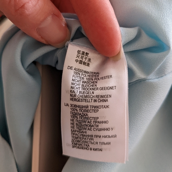 Reiss balm off the shoulder bardot dress allure blue xs 0 - Picture 12 of 16